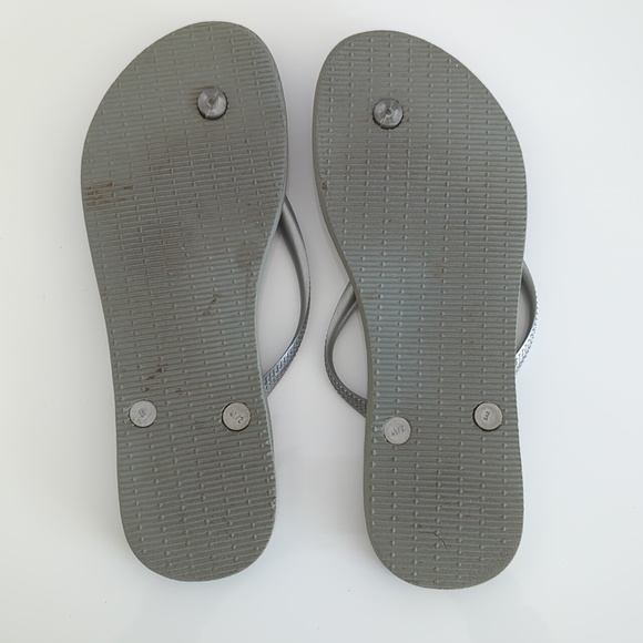 Havaiana Slim flip flops in silver - Picture 4 of 6